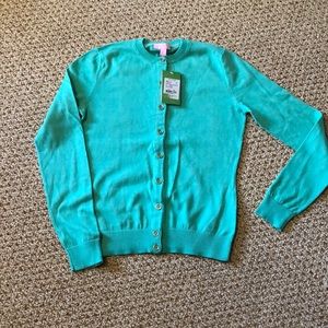 Lilly Pulitzer green cotton sweater